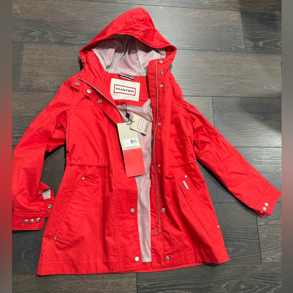 Hunter Adela Hooded Waterproof Jacket XS